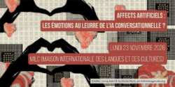 Journée d&rsquo;étude : les émotions au leurre de l’IA conversationnelle ?